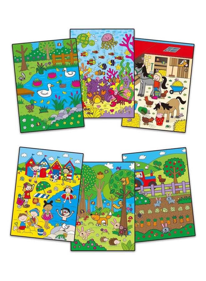 Galt Toys - Water Magic Who's Hiding Colouring Book For Children - Stationery Art & Craft Activity Kits 14.50 x 1.498 x 26.49cm - Image 1