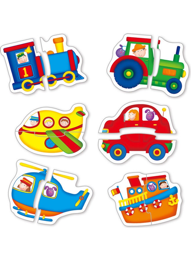 Galt Toys Baby Puzzle - Transport 1003037 Kids Activity Learning Puzzle 23 x 5.2 x 17cm - Image 2