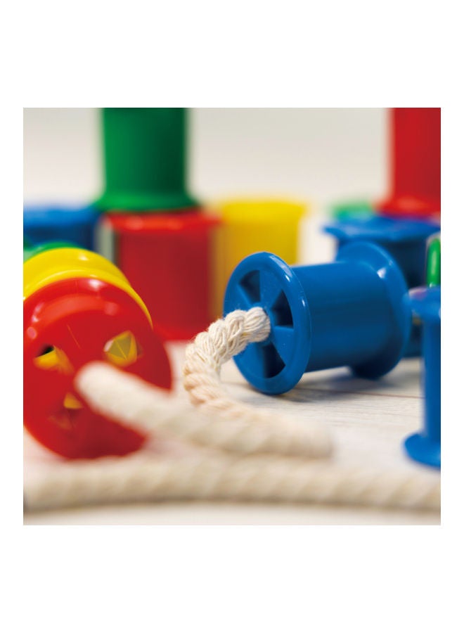 Galt Toys - Cotton Reels, Threading Toy, Sorting, Stacking And Plugging Toy, Ages 3 Years Plus 15.1 x 3.5 x 26.50cm - Image 1