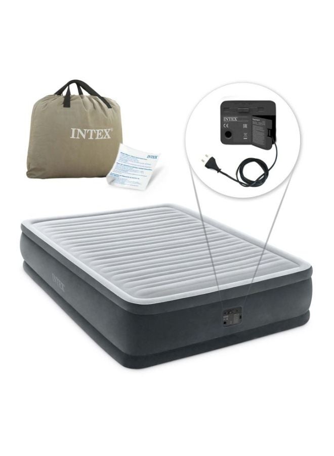INTEX - Comfort Fiber Tech Bed Grey 80x60x18inch - Image 1
