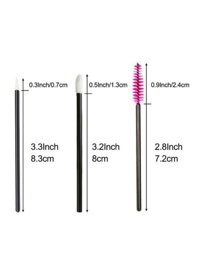 150-Piece Disposable Eyelash Mascara Wands Brushes Black/White/Pink - v1622110602/N19877044A_6