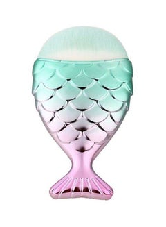 CYTHERIA 11-Piece 3D Mermaid Makeup Brush Set Green/Pink/Beige  - Image 4