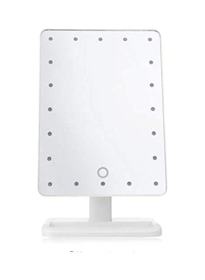 Dubkart LED Touch Screen Makeup Mirror White  - Image 1