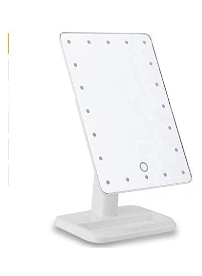 Dubkart LED Touch Screen Makeup Mirror White  - Image 2