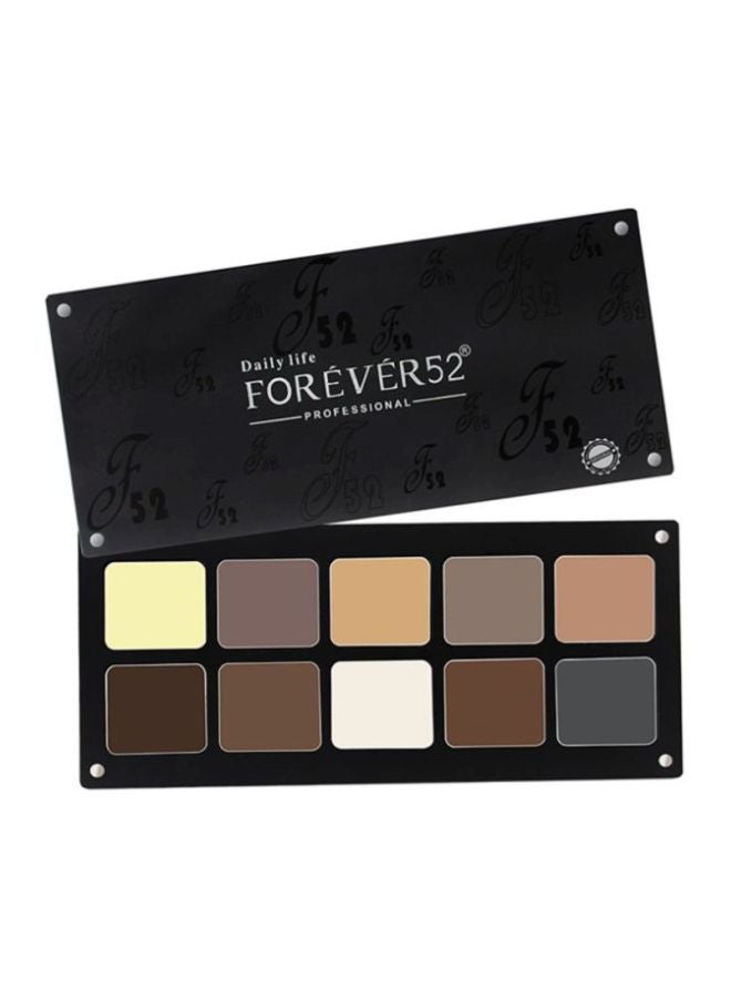 فور إيفر52 طقم مكون من مجموعة من 10 ألوان طبيعية لظلال العيون متعدد الألوان - Image 1