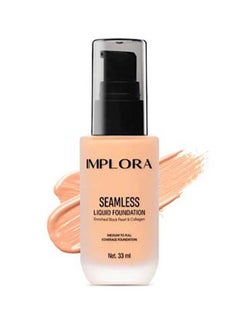 Implora Seamless Liquid Foundation 115 Natural Light Cream  - Image 2