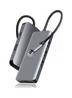 iWalk 7 In 1 USB-C Multiport Adapter Hub Grey  - Image 2
