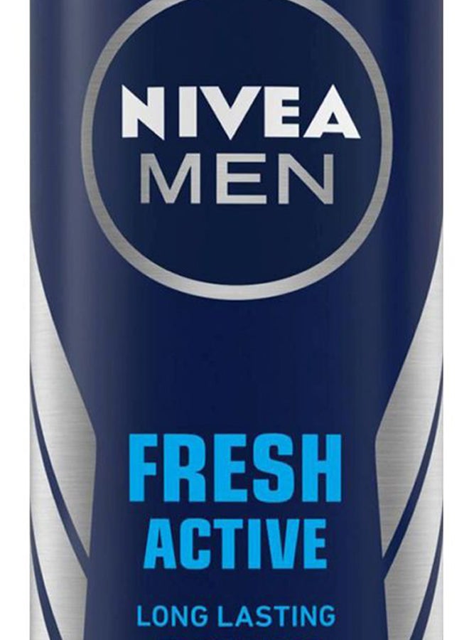 Nivea Pack Of 3 Fresh Active Antiperspirant Deodorant Blue 3x150ml - Image 4