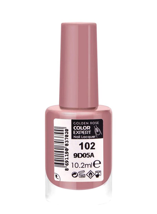 جولدن روز طلاء الأظافر كولور إكسبيرت رقم 102 وردي - Image 2