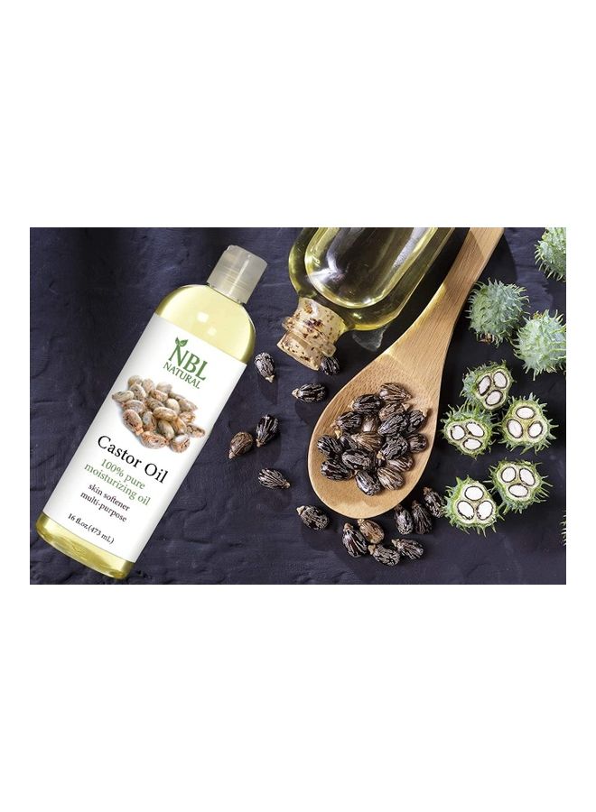 NBL Natural Castor Oil For Skin, Hair, Eyelashes And Eyebrows 473 ml  - Image 3