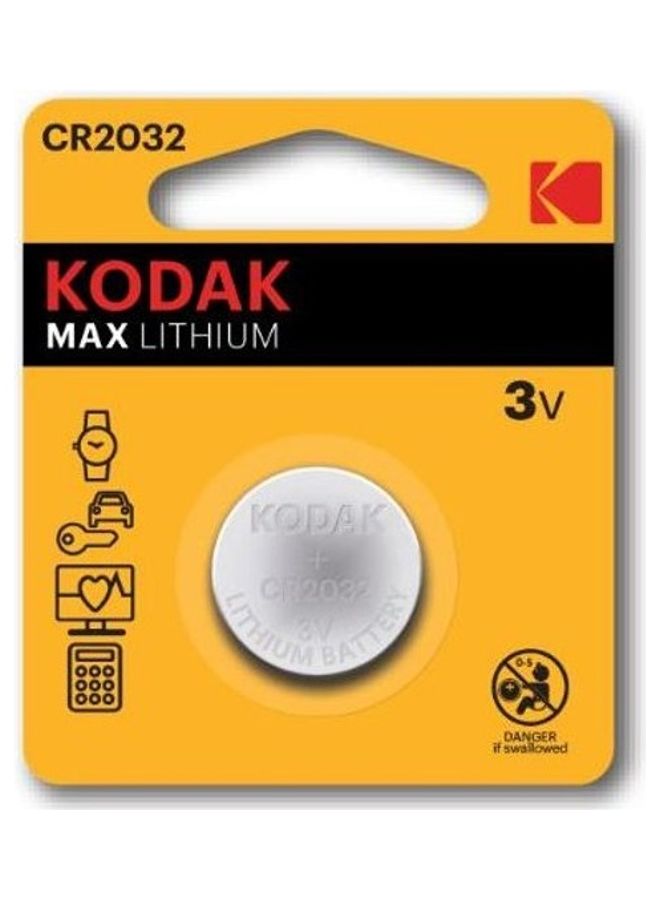 Kodak 10-Piece Pack CR2032 Max Lithium 3V Coin Cell Battery Silver - Image 2