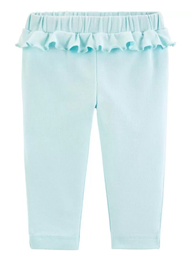 carter's 2-Piece Knit Pants Set White/Blue - Image 2