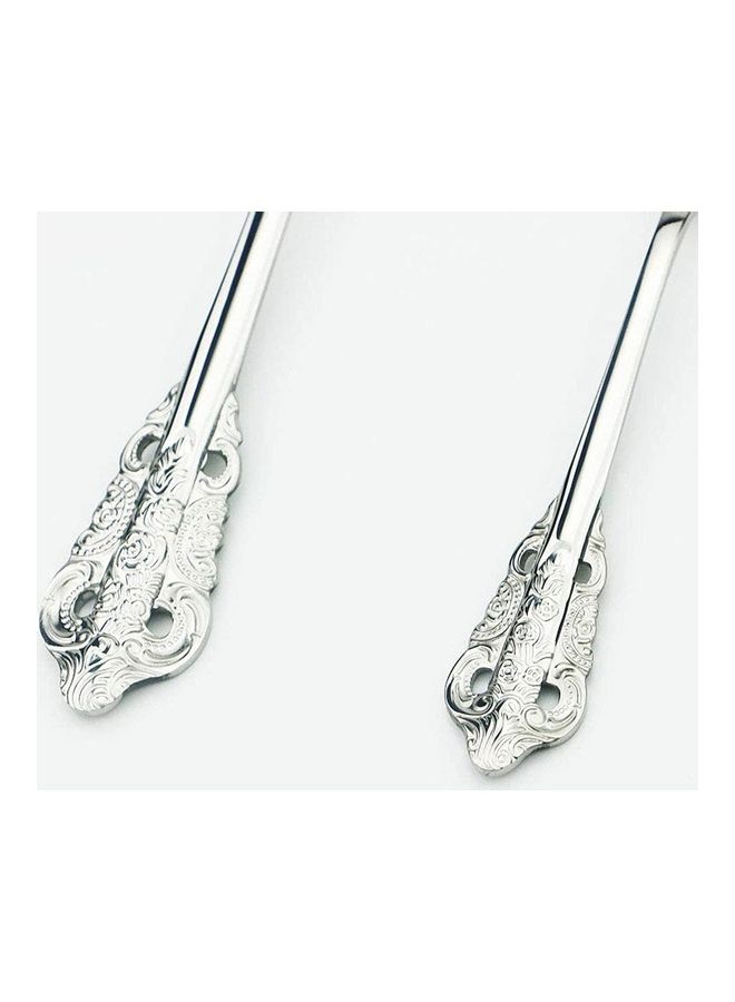 شو وو طقم أدوات مائدة من الستانلس ستيل مكون من 4 قطع فضي - Image 5