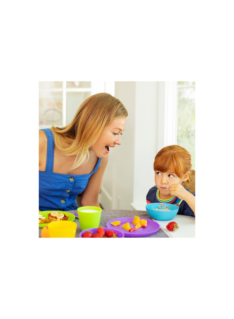 Munchkin - 4-Piece Round Shaped Plate Set - Image 1