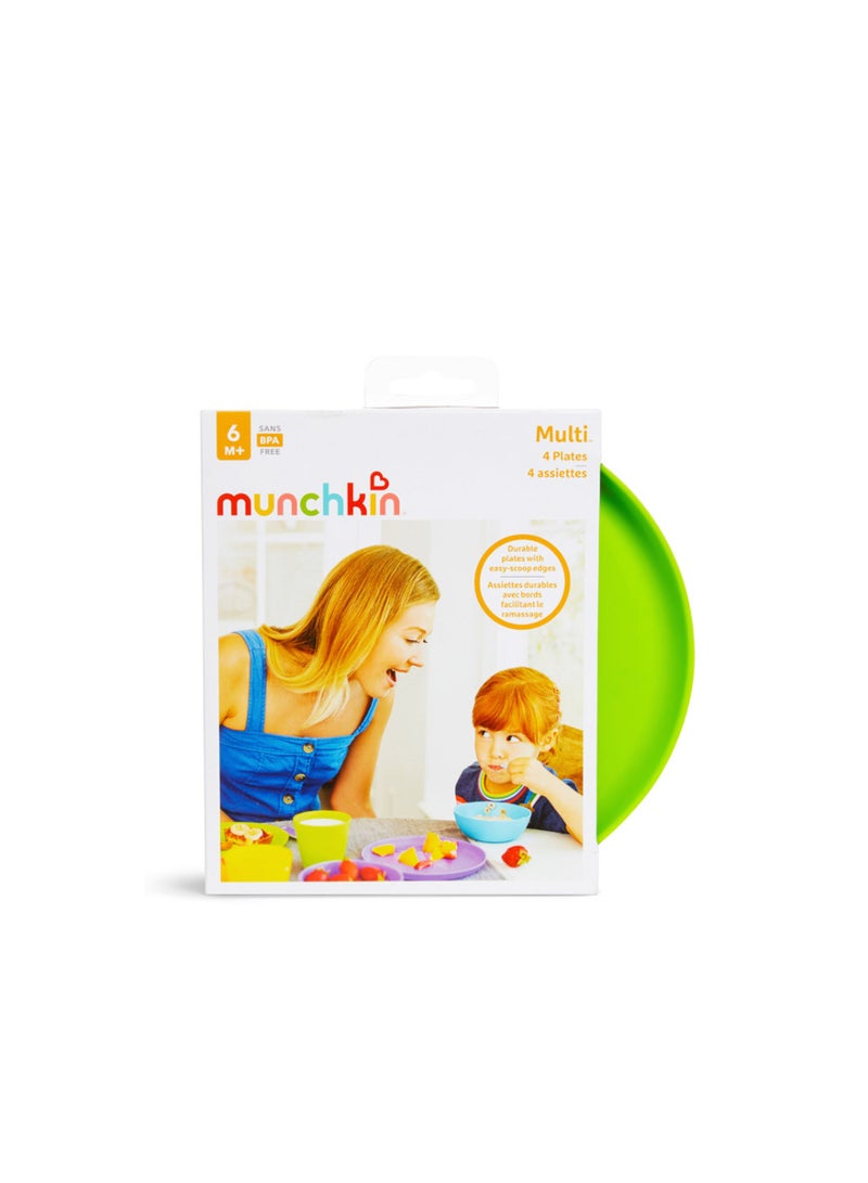 Munchkin - 4-Piece Round Shaped Plate Set - Image 1
