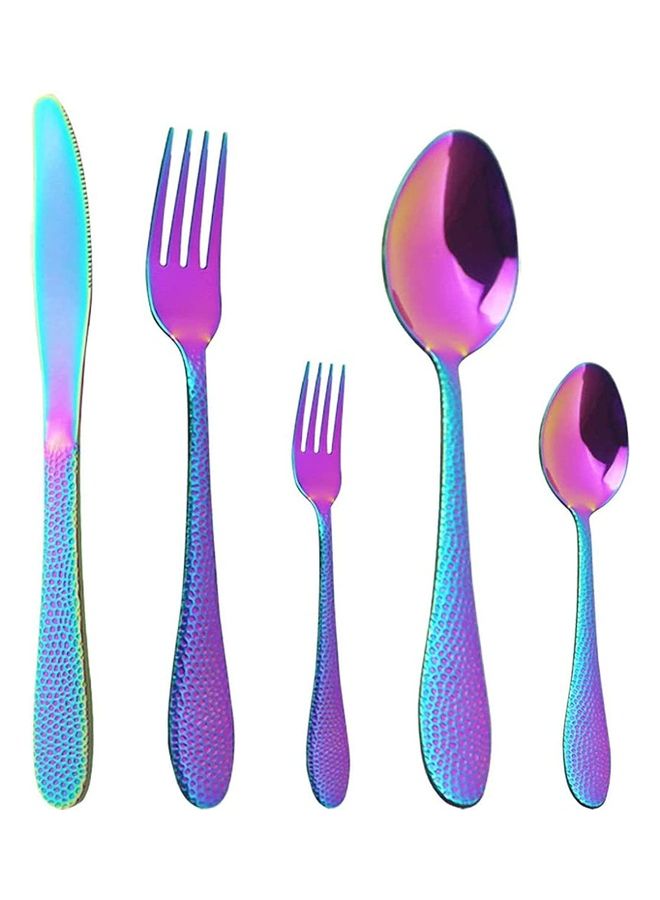 XiuWoo 5-Piece Cutlery Set Multicolour - Image 1