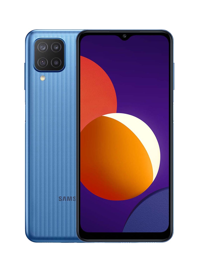 Samsung - Galaxy M12 Dual SIM Blue 6GB RAM 128GB 4G LTE - International Version - Image 1