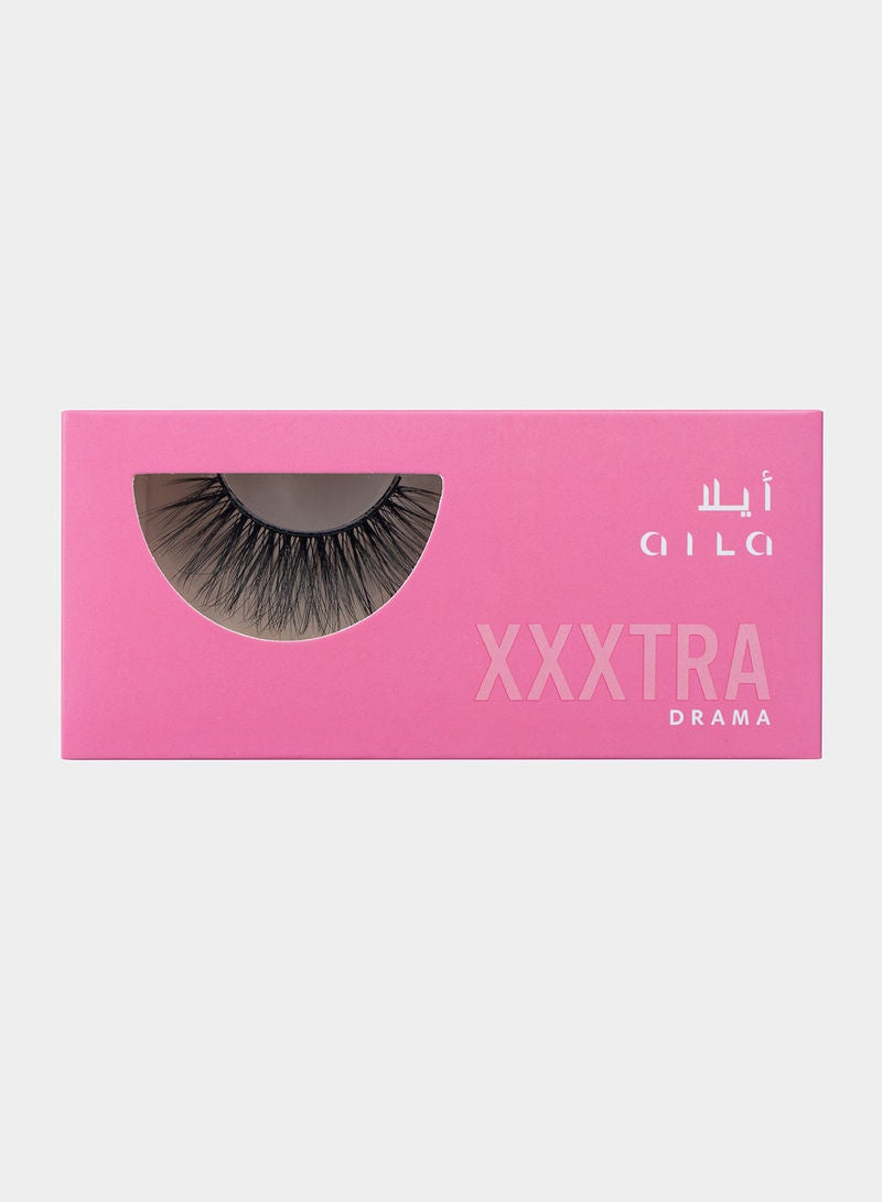 Aila XXXTRA Drama False Eyelashes Volume+Length Black - Image 2