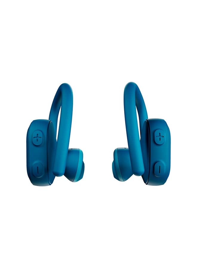 Skullcandy - Push Ultra True Wireless Earbuds With Charging Case And Determined Mood Boost Print Art Determined Blue - Image 1