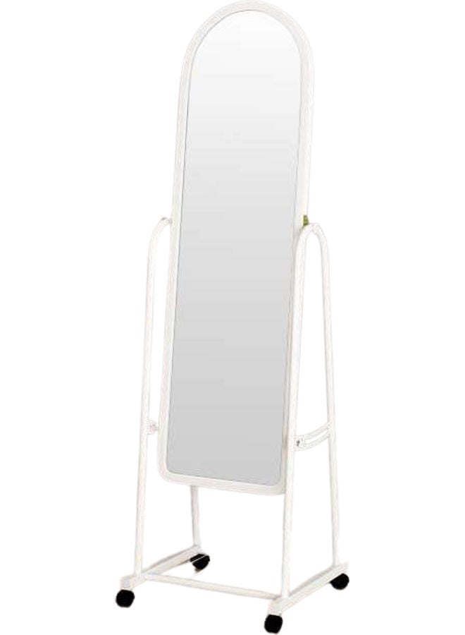 Floor Full Length Mirror with Holder White 63x20inch - v1622125680/N47701773A_1