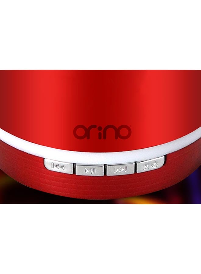 Orino Portable Bluetooth Speaker Red/White - Image 3
