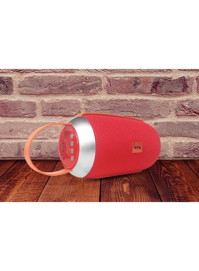 Orino - Portable Speaker Red/Silver - Image 1