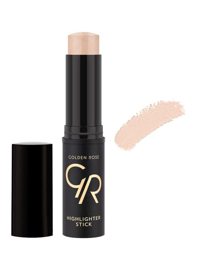 Golden Rose Highlighter Stick 01 Bright Gold - Image 2