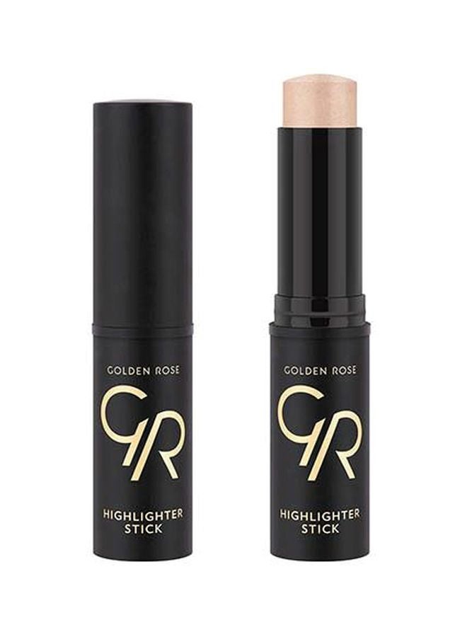 Golden Rose Highlighter Stick 01 Bright Gold - Image 3