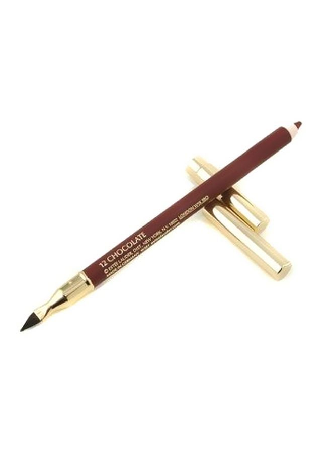 ESTEE LAUDER - Double Wear Stay-In-Place Lip Pencil 12 Chocolate - Image 1