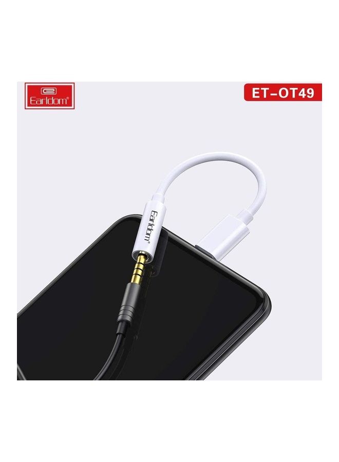Earldom - PopUp Window Lightning to Headphone Jack White - Image 1