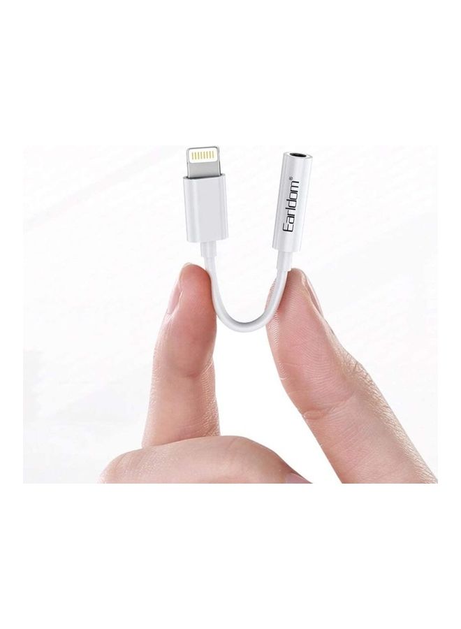 Earldom - PopUp Window Lightning to Headphone Jack White - Image 1