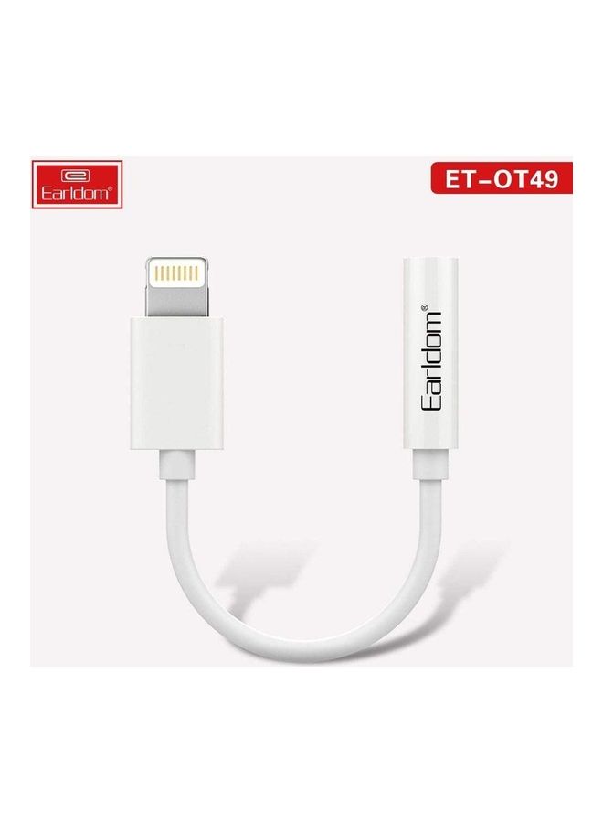 Earldom - PopUp Window Lightning to Headphone Jack White - Image 1