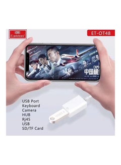Earldom Plug and Play Lightning to OTG USB Camera Adapter White  - Image 5