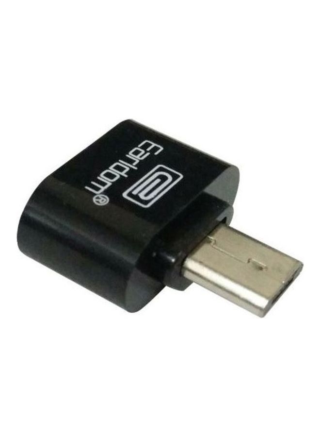 أيرلدوم محول مايكرو USB OTG بخاصية التوصيل والتشغيل المباشر أسود/فضي - Image 2