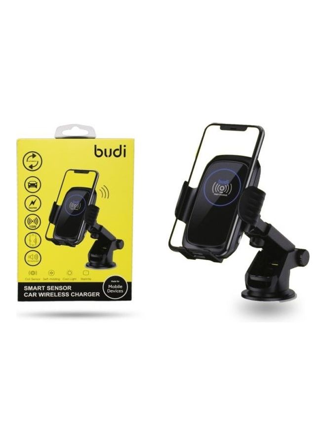 budi - Smart Sensor Car Wireless Charger black - Image 1