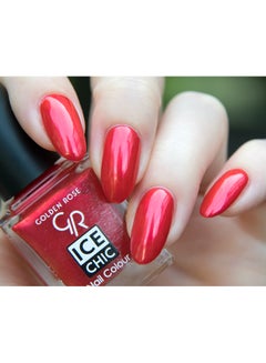Golden Rose Ice Chic Nail Colour 38 Red  - Image 2