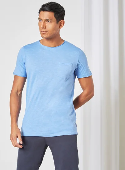 LINDBERGH Single Pocket T-Shirt Blue