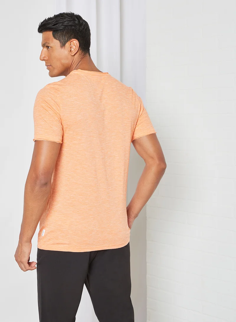 LINDBERGH Single Pocket T-Shirt Orange