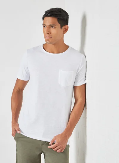 LINDBERGH Single Pocket T-Shirt White