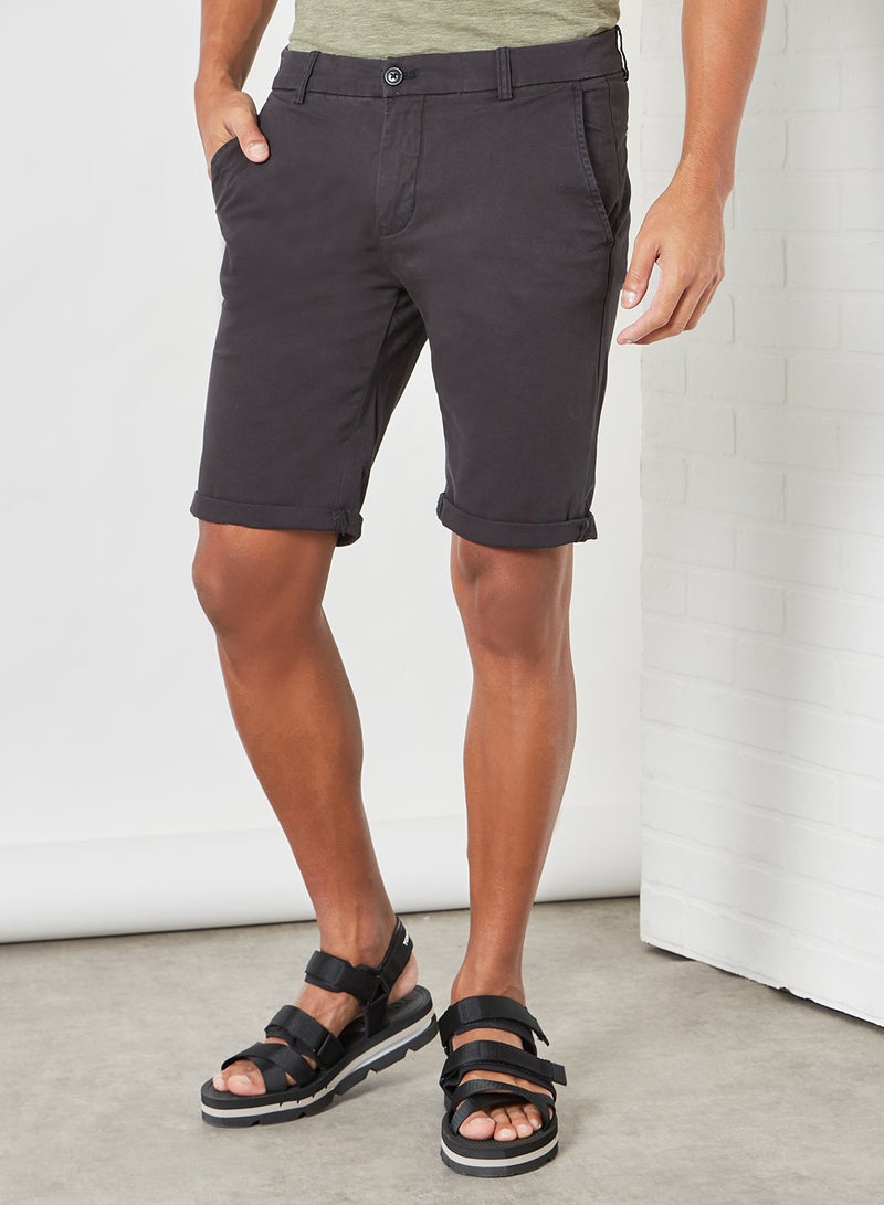 LINDBERGH Superflex Chino Shorts Black  - Image 1