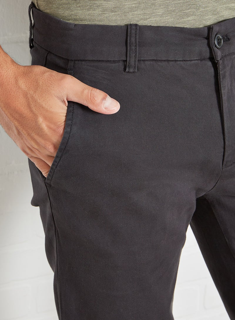LINDBERGH Superflex Chino Shorts Black  - Image 4