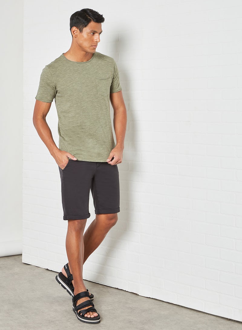 LINDBERGH Superflex Chino Shorts Black  - Image 3
