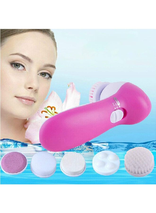 CYTHERIA - Five-In-One Electric Face Washing Brush Pink/White - Image 1