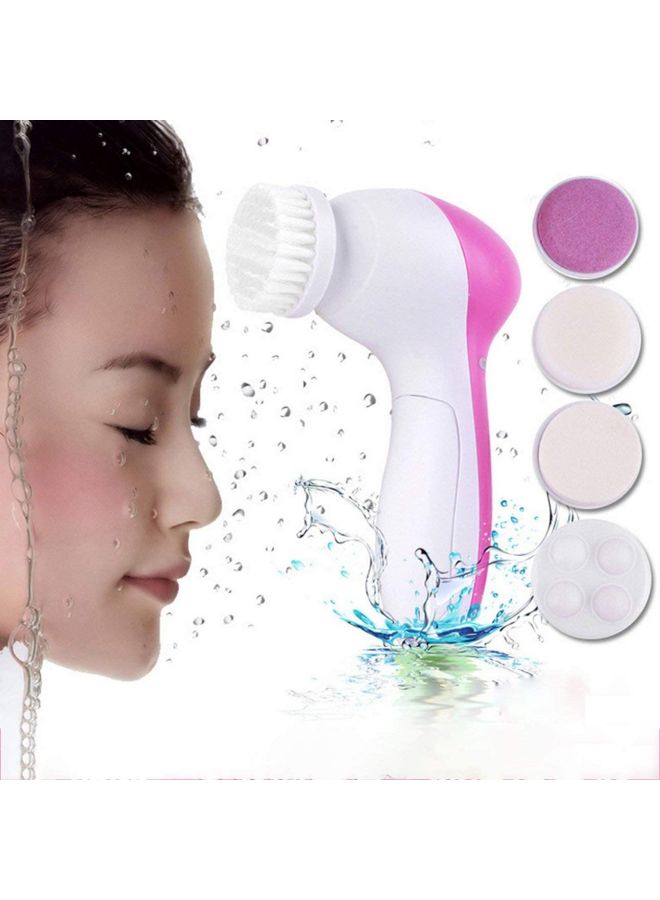 CYTHERIA - Five-In-One Electric Face Washing Brush Pink/White - Image 1