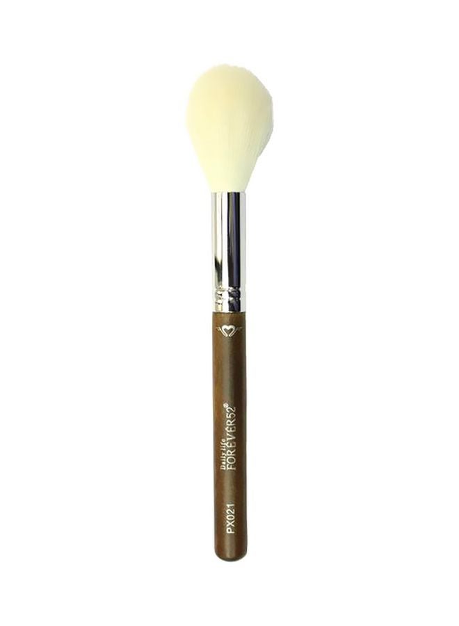 FOREVER52 Pro Makeup Brush Brown/Silver/White  - Image 1