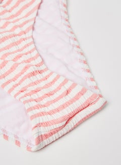 VERO MODA Striped Bikini Bottoms Pink  - Image 4