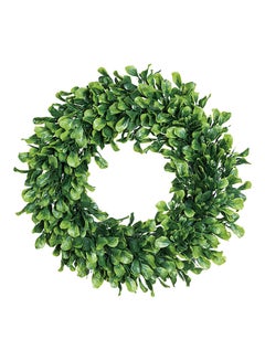 Generic Artificial Leaves Wreath Green 42cm  - Image 1