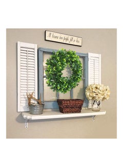Generic Artificial Leaves Wreath Green 42cm  - Image 2