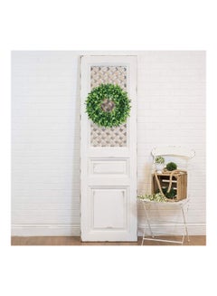 Generic Artificial Leaves Wreath Green 42cm  - Image 4
