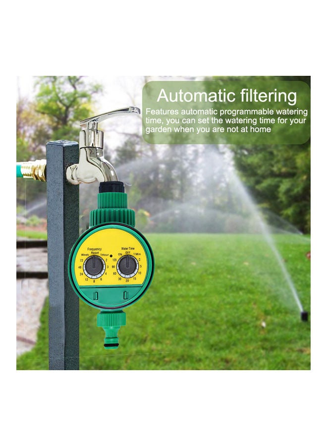 Intelligent Automatic Irrigation Controller Timer Watering Tool Green/Yellow
